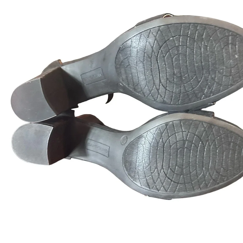 Bandolino Sandals Womens 11M Black Armory Block Heel Dress Sandals NEW‎